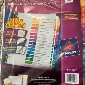 Avery Ready Index Dividers